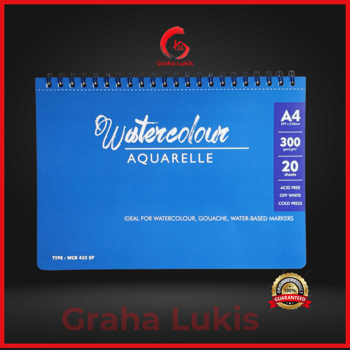 

Star V-Tec Watercolor Book Spiral 300Gsm Sale!!!