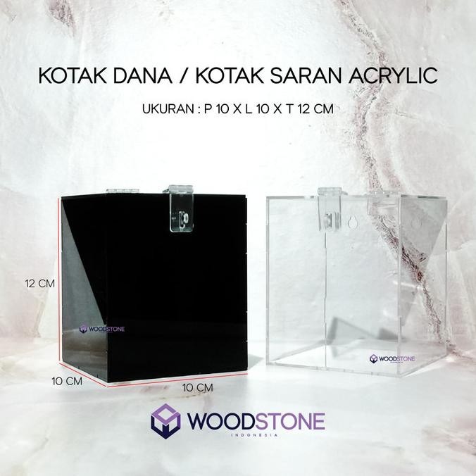 

Update! Kotak Saran Acrylic Box Kotak Dana Sumbangan Tip Akrilik Counter Cafe - Bening, Tanpa Gembok ,,