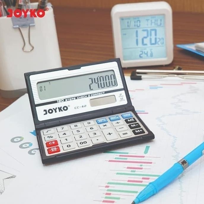 

New Calculator / Kalkulator Joyko CC-42 / 12 Digits / Check Correct !!