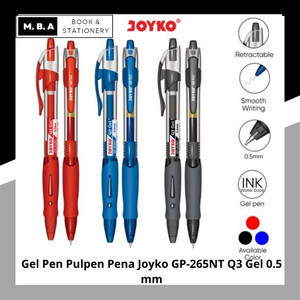 

Gel Pen Pulpen Pena Joyko GP-265NT Q3 Gel 0.5 mm