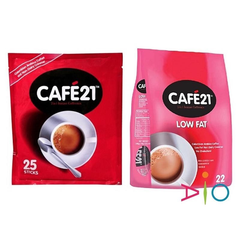 

(PRODUK) Cafe 21 Coffee mix 2in1 / Cafe21 Kopi 2 in 1 Tanpa Gula ( No Sugar Added ) TERLARIS