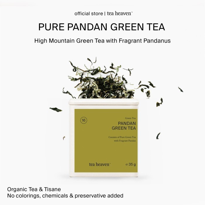 

Ersya - Pandan Green Tea Organic Teh Hijau Pandan Organik Premium Tea