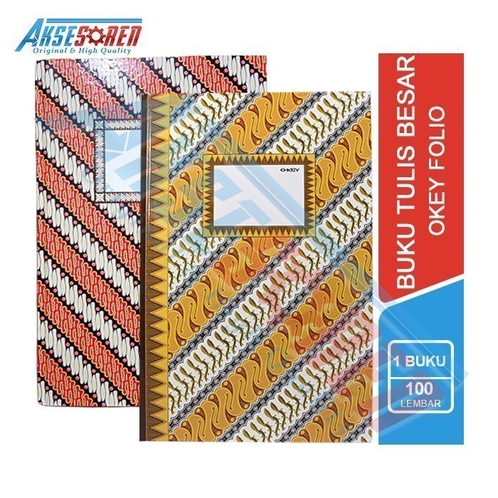 

Produk Unggulan Buku Tulis Okey Folio [1 Buku/100 Lembar] / Buku Debur Catatan Harian Hemat