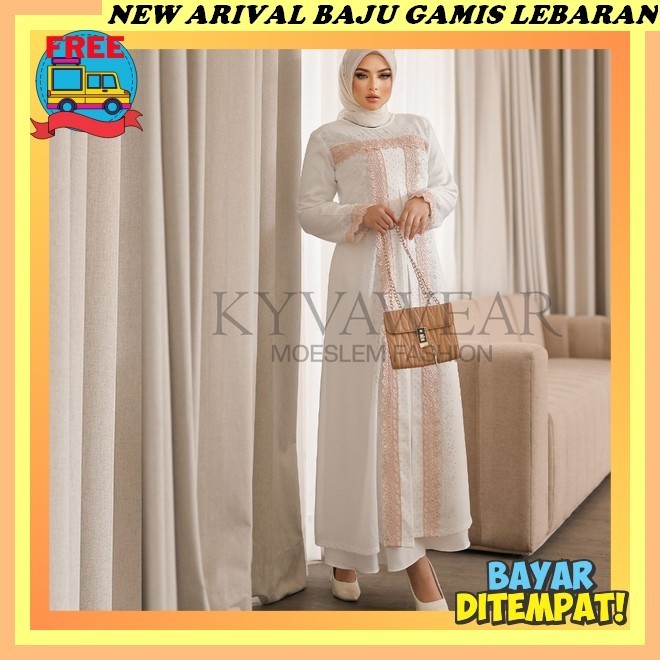 Gamis Mewah Elegan Terbaru 2024 Import Dres Busana Muslimah Bahan  Premium Gamis Muslimah Jumbo Size