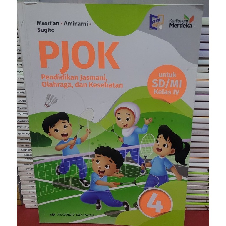 BUKU BEKAS ERLANGGA KMERDEKA - PJOK KELAS 4 SD