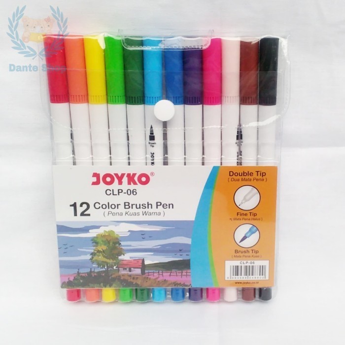 

Brush Pen Joyko 12 Warna CLP-06 ( Dua Mata Pena ) HOT SALE