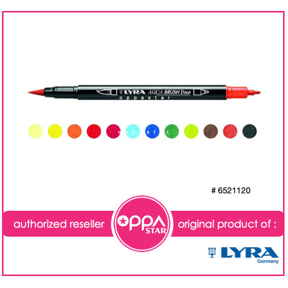 

Lyra Dual Brush Pen - Aqua Brush Duo Set 12 #1120 HOT SALE