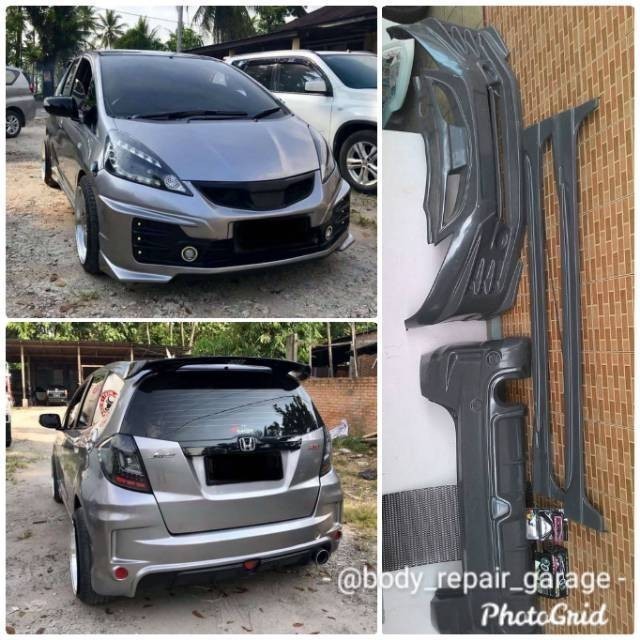 BODYKIT FULL BUMPER HONDA JAZZ GE8 MUGEN RS 2008-2014