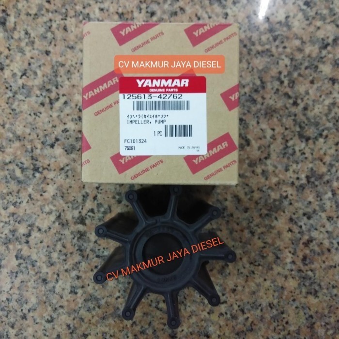 Flexible Impeller Water Pump 6HYM 125613-42762 Yanmar Genuine Parts