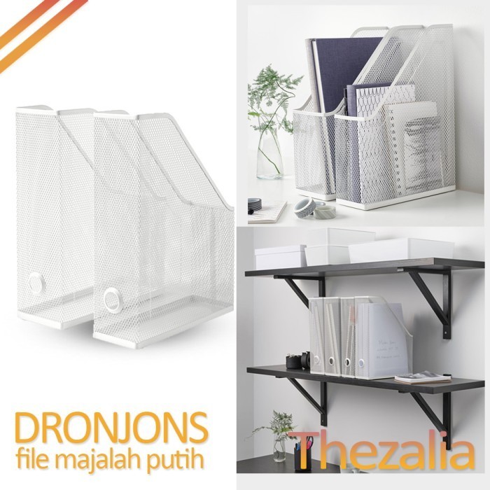 

File majalah putih / tempat surat / ordner box file binder
