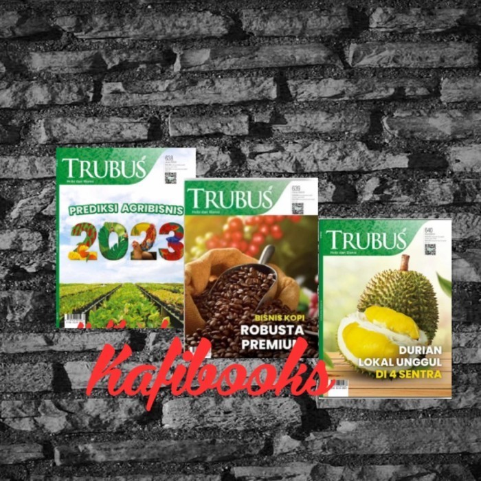 

Paket 3 Majalah Trubus Bulan Jan,Feb & Maret 2023 (Original)