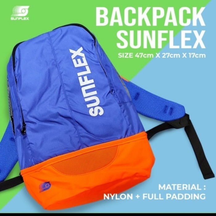 Sunflex Backpack - Tas Pingpong Tenis Meja Ransel Ada Tempat Sepatu
