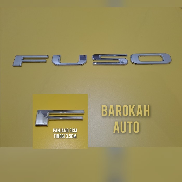 FUSO EMBLEM TULISAN FUSO BESAR KECIL MOBIL TRUCK CANTER INTERCOOLER