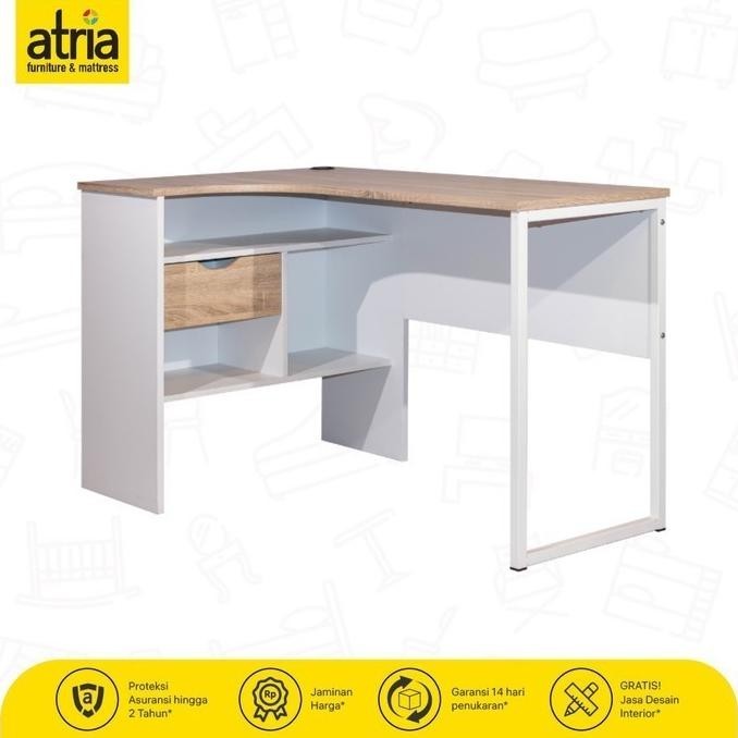 Meja Komputer Meja Kantor Kayu Atria Akilli Xanipxa