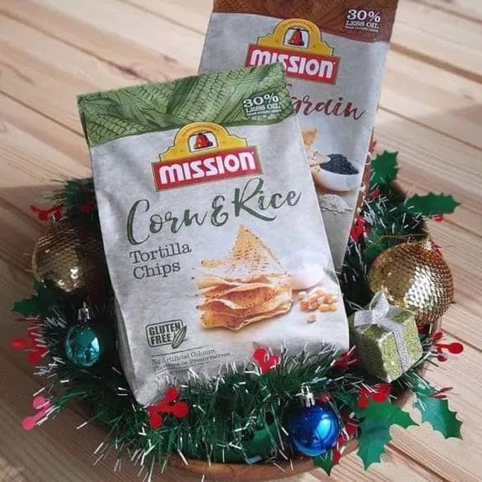 

Mission Corn & Rice Tortilla Chips Makanan Ringan Olahan Jagung Beras ES77
