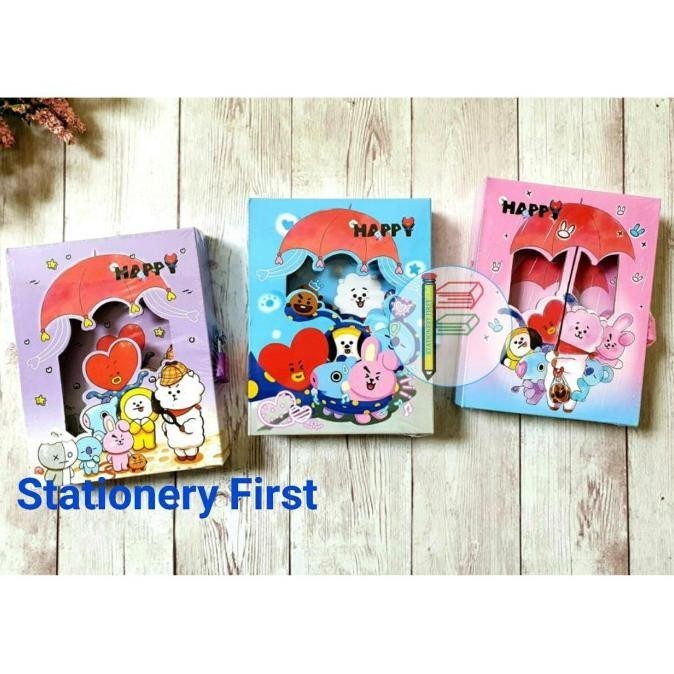 

Buruan Buku Diary Anak Gembok Kunci Notebook Buku Harian Bts Bt-21 Kecil - Bergaransi