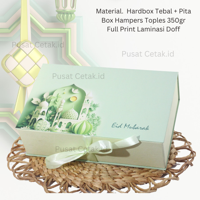 Hampers hardbox idul fitri lebaran kue kering - gift box Kotak Kado