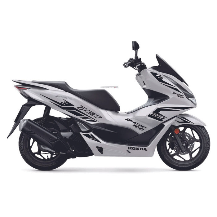 stiker lis/striping PCX Putih 160