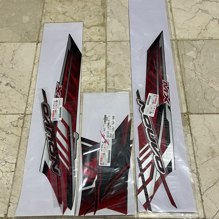 Striping Nouvo z original merah sticker nouvo z ori stiker nouvo z