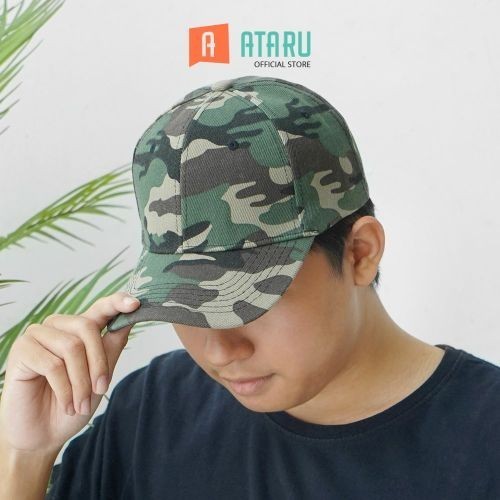 Premium Ataru Topi Baseball - Camo