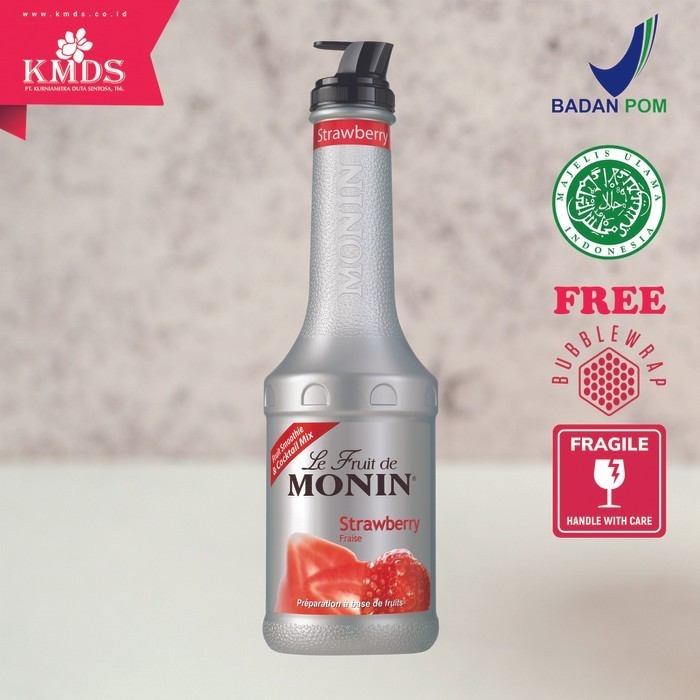 

Monin Puree Fruit Mix Strawberry 1 Liter