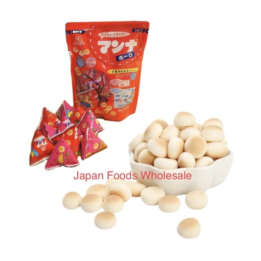 

Morinaga Manna Bolo Biscuit / Biskuit Jepang / Snack / Biskuit Bayi