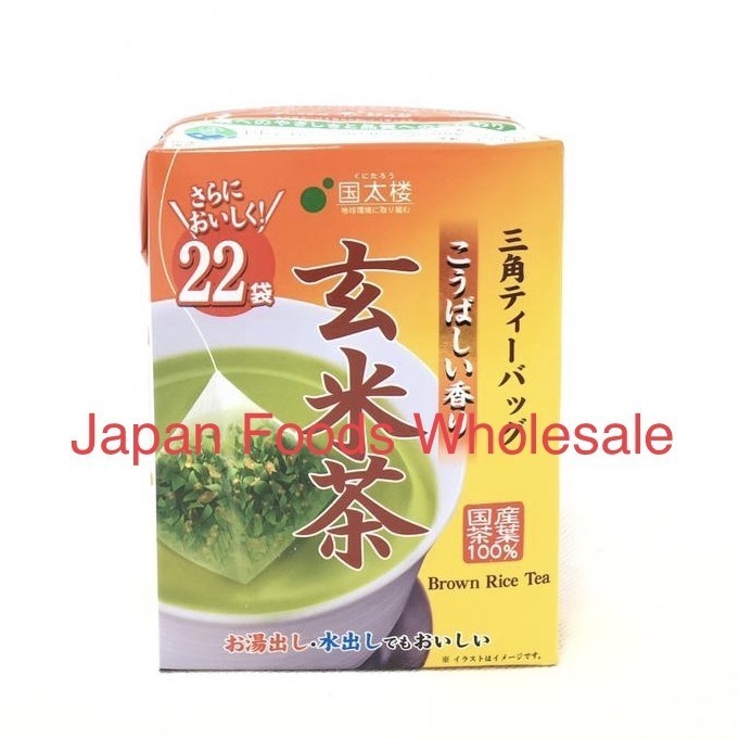 

Kunitaro Genmaicha Triangle Tea Bag 50Gr / Teh Jepang / Teh Impor