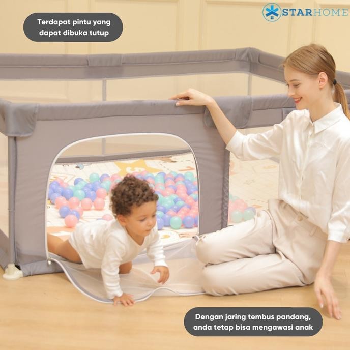 Pagar Anak Pagar Kolam Bermain Anak Baby Playfence Tempat Bermain