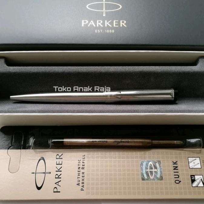 

Termurah Paket 1 Klik: 1 Pc Parker Vector Stainless Ss Ballpoint+1 Pc Refill Bp