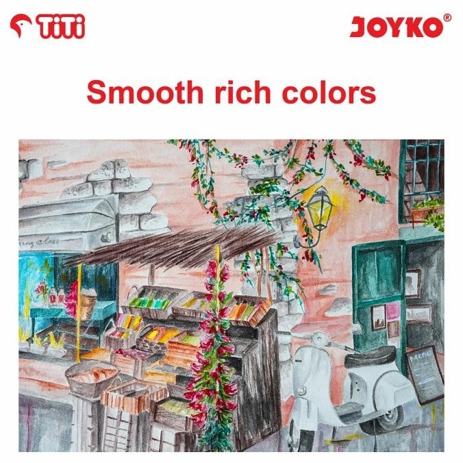 Special - Joyko TITI 24 Acrylic Colors / Cat Akrilik 24 Warna AC-12ML-24 