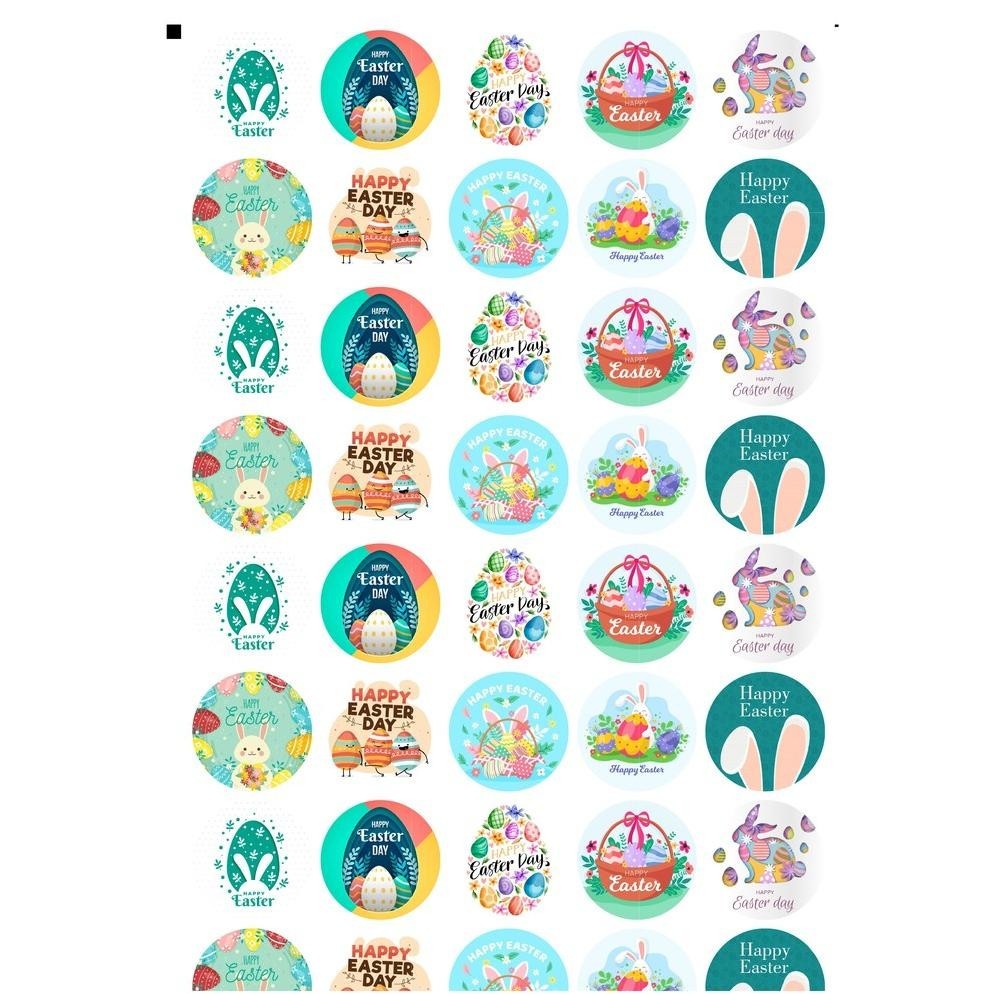 

CR - Min Order 6 Lembar | Paskah Sticker | Label Stiker Easter | Passover Day | Tempelan Hadiah TERLARIS