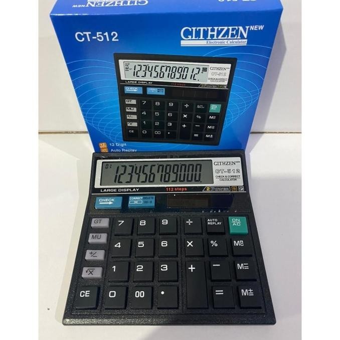 

New Kalkulator GLTHZEN ct 512 - 12 Digit - CT 512 ~