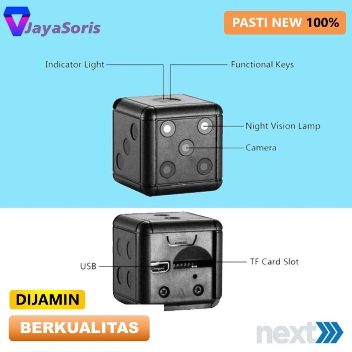 Best Seller Kamera Pengintai Tersembunyi Mini wifi Jarak Jauh CCTV Kecil Hp js57