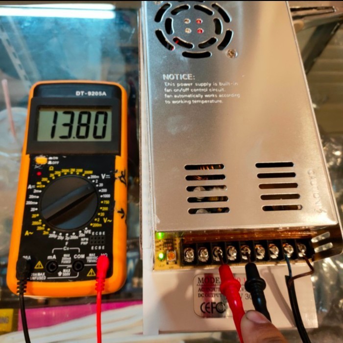 Baru Switching Power Supply 30A 13.8V Rig LED CCTV PSU 30 Ampere 13.8 Volt