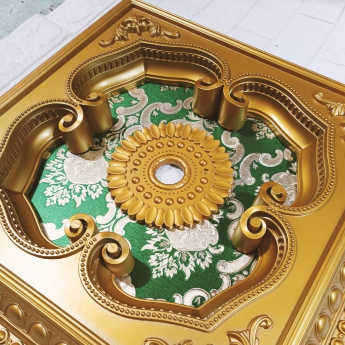 ORNAMEN LAMPU PVC 60CMX60CM HIASAN LAMPU FITTING PLAFON MINIMALIS