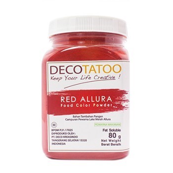 

Terbaru Pewarna Makanan Red Allura Color Powder Oil Soluble 80 Gr Promo Terlaris