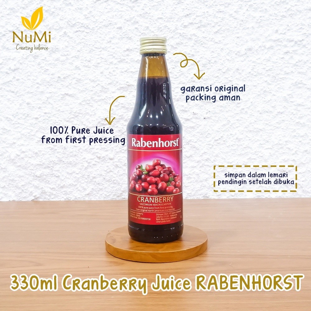 

330ML Sari Buah Cranberry numan Cranberry Pure Juice - RABENHORST