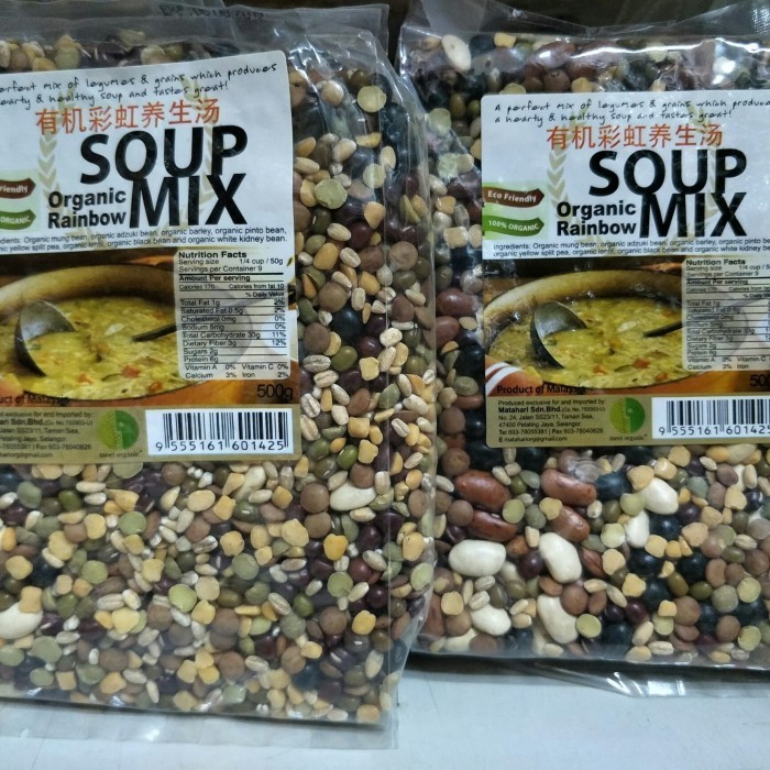 

Soup Mix Organic Rainbow 500Gr 040