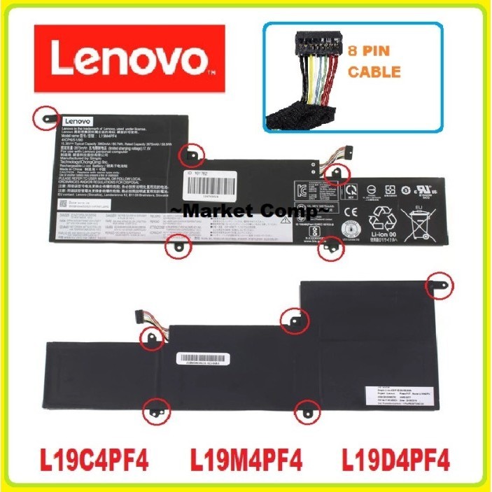 Baru Battery Lenovo Yoga Slim 7-14itl05 Lenovo Slim 7 (14) Internal Battery
