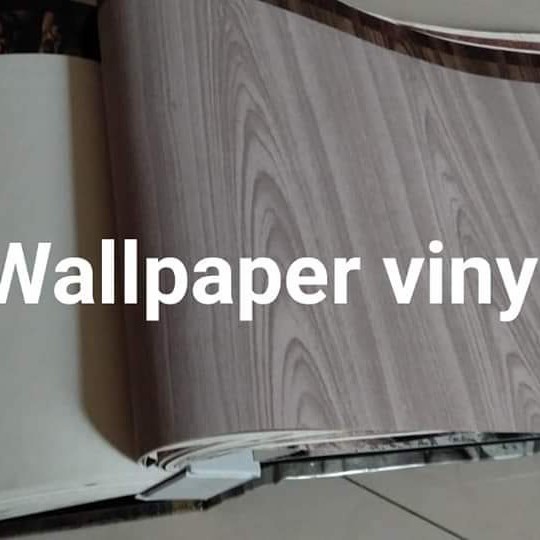 Wallpaper Dinding Motif Kayu 3D