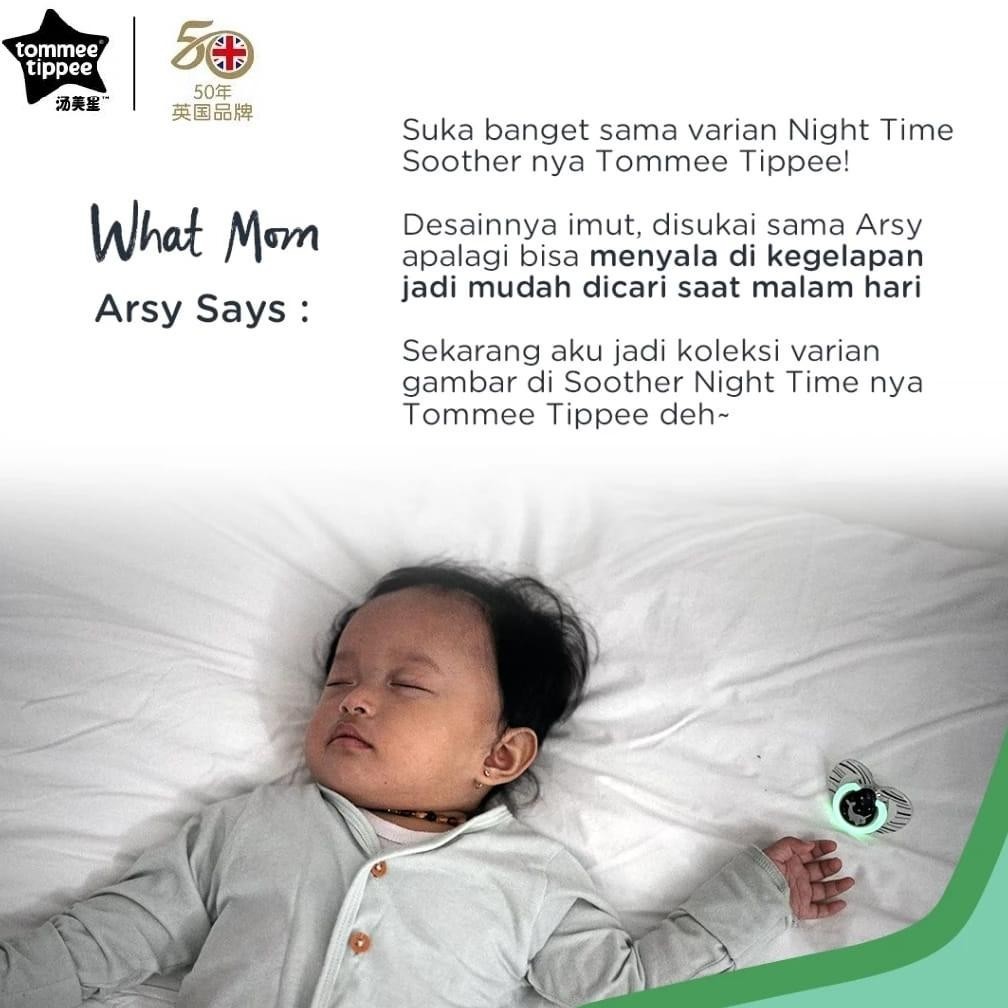 Empeng Bayi Tommee Tippee In The Dark / Empeng Bayi Tommee Tippee Night Time Soother Closer To / Empeng Bayi Tommee Tippee Usia 0 - 6 Bulan