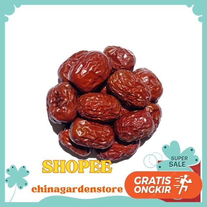 

DRIED CHINESE RED DATE / KURMA MERAH / JUJUBE ANGCO / ANG CO 50 GRAM BEST PRODUCT