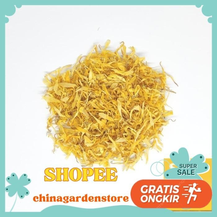 

TEH BUNGA CALENDULA / DRIED CALENDULA PETALS TEA 30 GRAM PRODUK TERBAIK