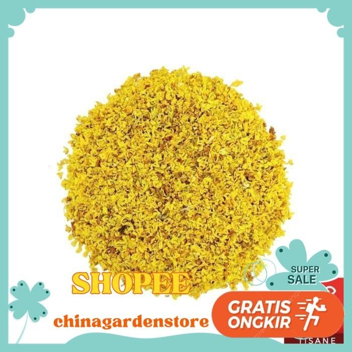 

HIGH GRADE DRIED OSMANTHUS FLOWER TEA / TEH OSMANTHUS KERING 8 GRAM GRATIS ONGKIR