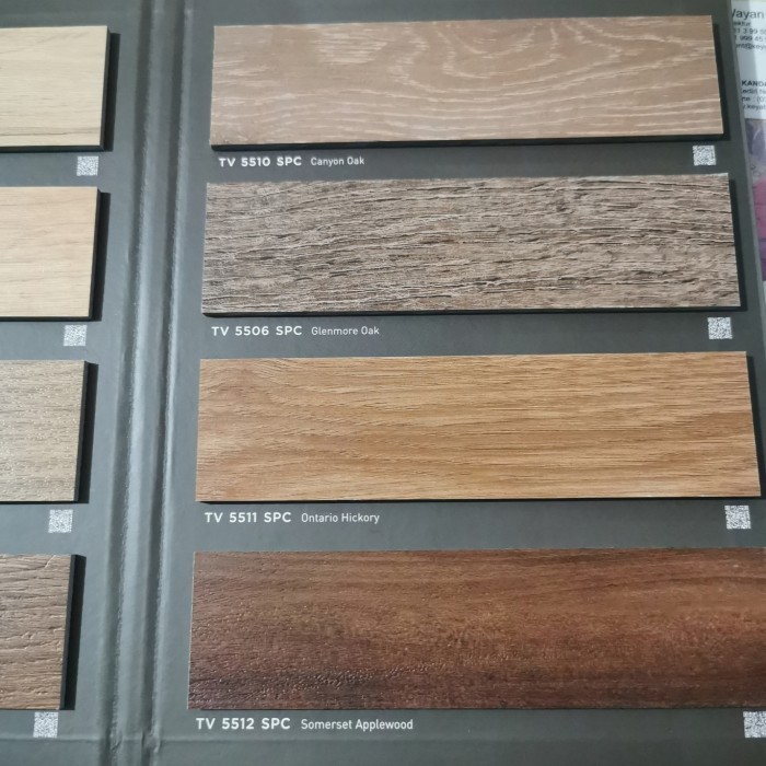 Vinyl Vinil Lantai Spc Click Klik Taco 5Mm Underlayer Lantai Kayu Terlaris