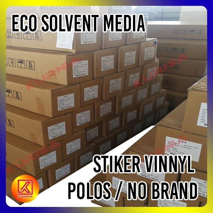 Stiker Polos Vinyl China / Vinnyl Eco Solvent 1 Roll L. 107 Cm Diskon