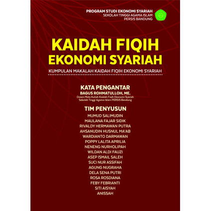 

(PID474) Kaidah Fiqih Ekonomi Syariah