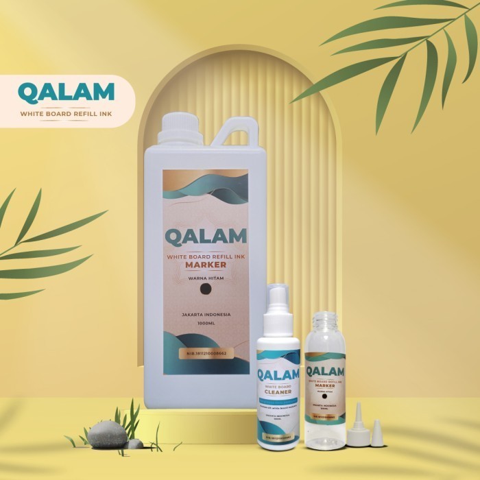 

Ready tinta spidol white board QALAM refill tinta spidol 1 liter