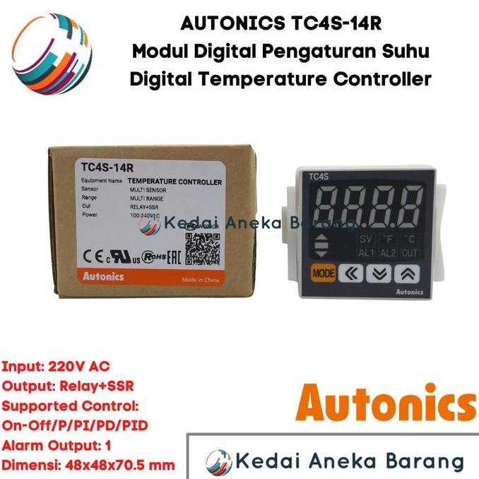 Temperature Controller Digital Autonics Tc4S-14R Tc4S 14R Temperatur