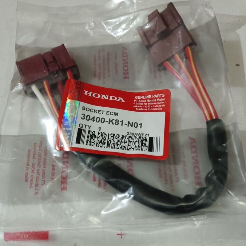 SOKET KABEL SOCKET ECM ECU BEAT FI  ESP VARIO 110 ESP BEAT STREET SCOOPY ESP BEAT POP ESP K81/K44/KV